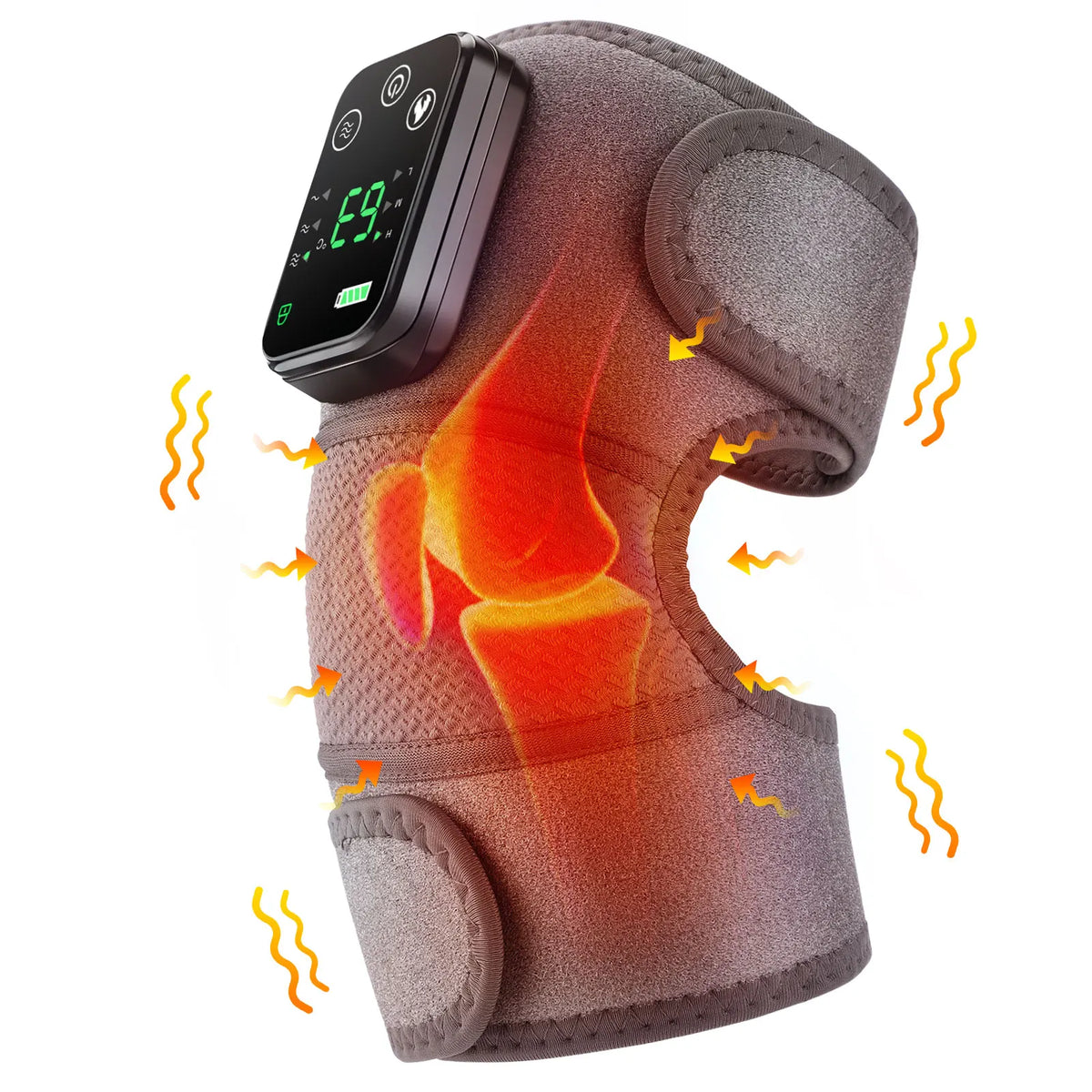 Intelligent Electric Heating Knee Protection Massage Warm Compress Joint Protection for Neck,Shoulder,and Knee Vibration Device