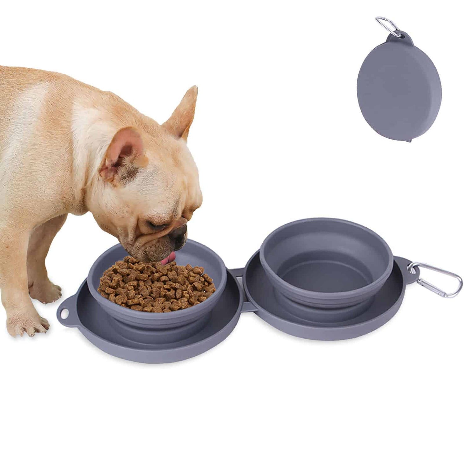 Pet Travel Collapsible Bowls