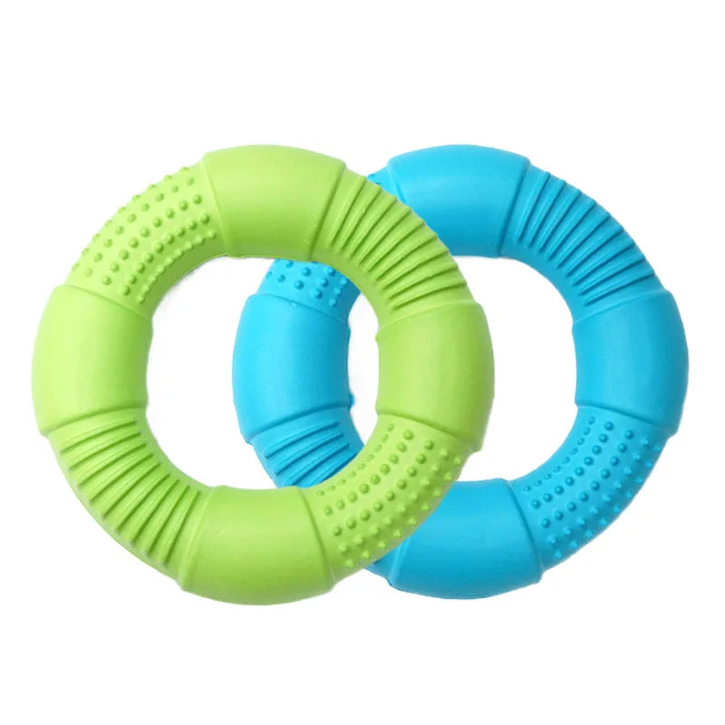 CAITEC Dog Toys Foam Ring Toy Soft Bite Ring Light Durable Floatable Bite Resistant Interactive Toy /3 Sizes