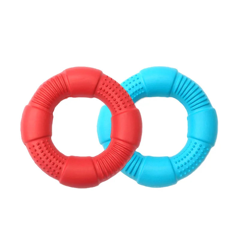 CAITEC Dog Toys Foam Ring Toy Soft Bite Ring Light Durable Floatable Bite Resistant Interactive Toy /3 Sizes