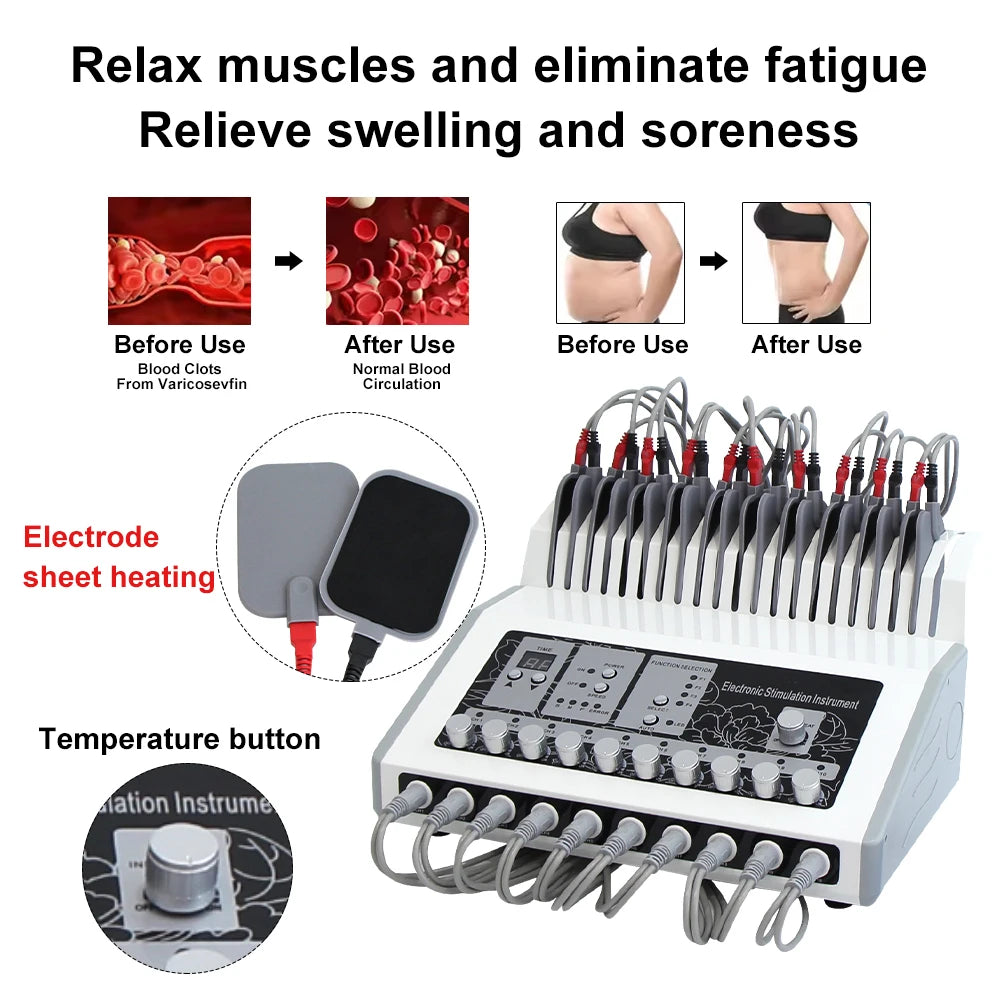 AOKO Weight Loss machine ems muscle stimulator Electrostimulation Machine Russian Waves ems Electric Muscle Stimulator massager