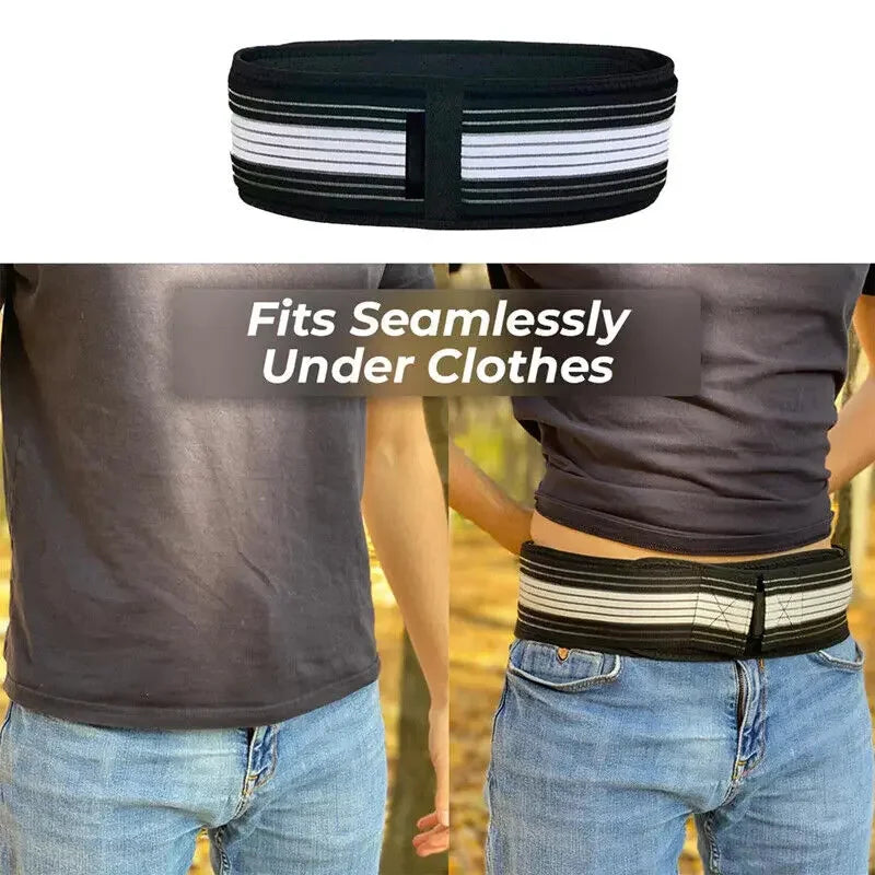 2024 Upgrade Premium Belt Relieve Back Pain & Sciatica Women and Men Waist Massage Instrument Support Lumbar Hip Belt Back Massager