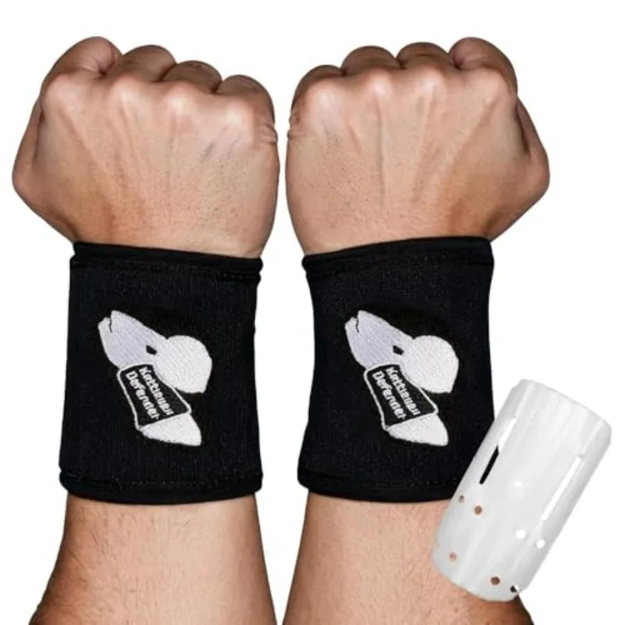 Kettlebell Wrist Guards, Sweat Weighted Wristbands with Insert port, Shock-Absorbing Sleeve Protector for Athletes Fitness