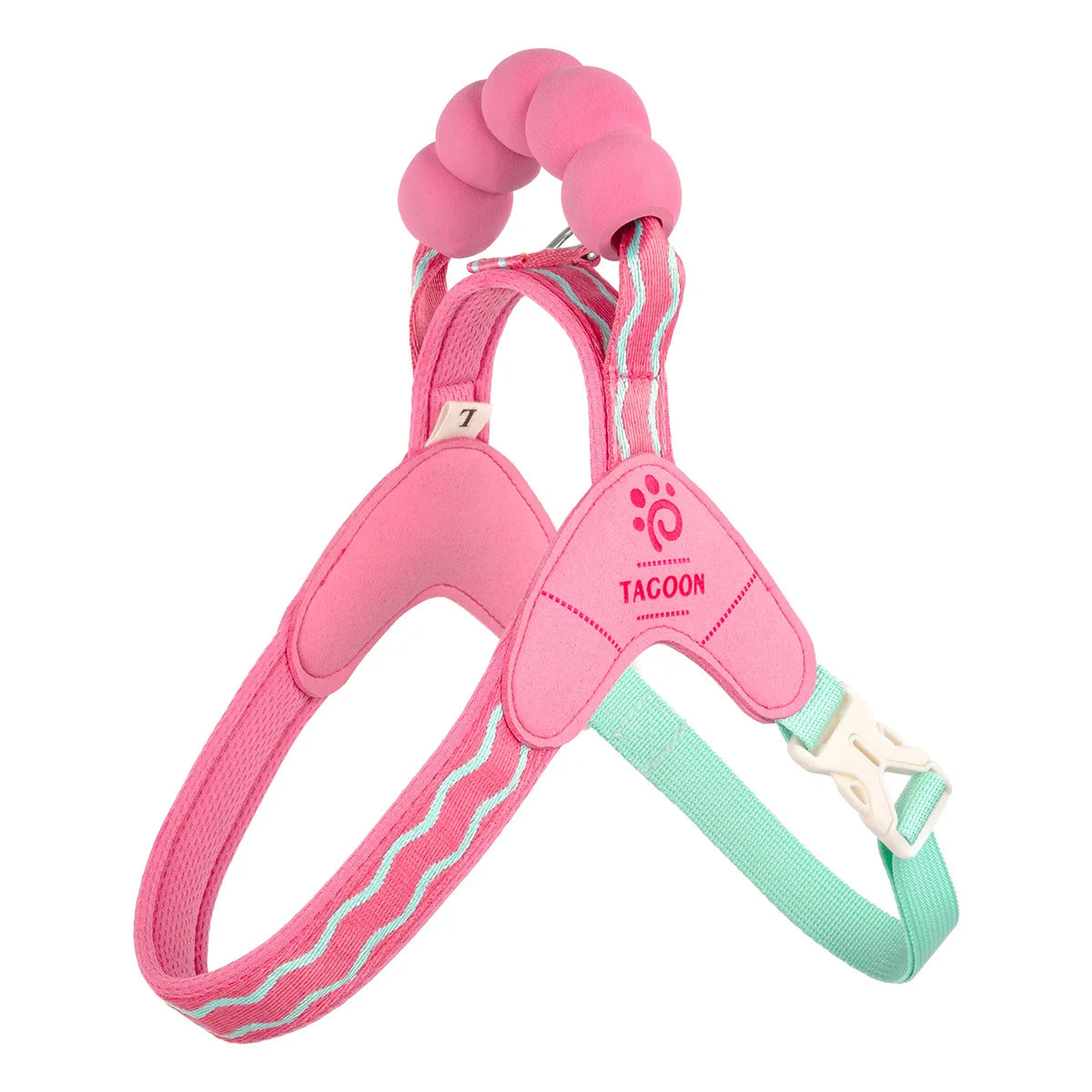Dog Harness Leash Set Step-In No-Pull Easy Escape Proof Vest with Dual Leash Clips  for Puppy Small Medium  Dogs