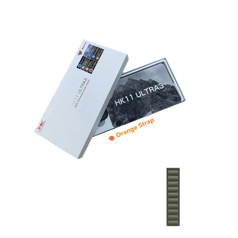 2025 NEW HK11 Ultra 3 Smart Watch Amoled Screen Compass AI Translate Answer Call TWS Connect Voice Wake up Smartwatch Men Women