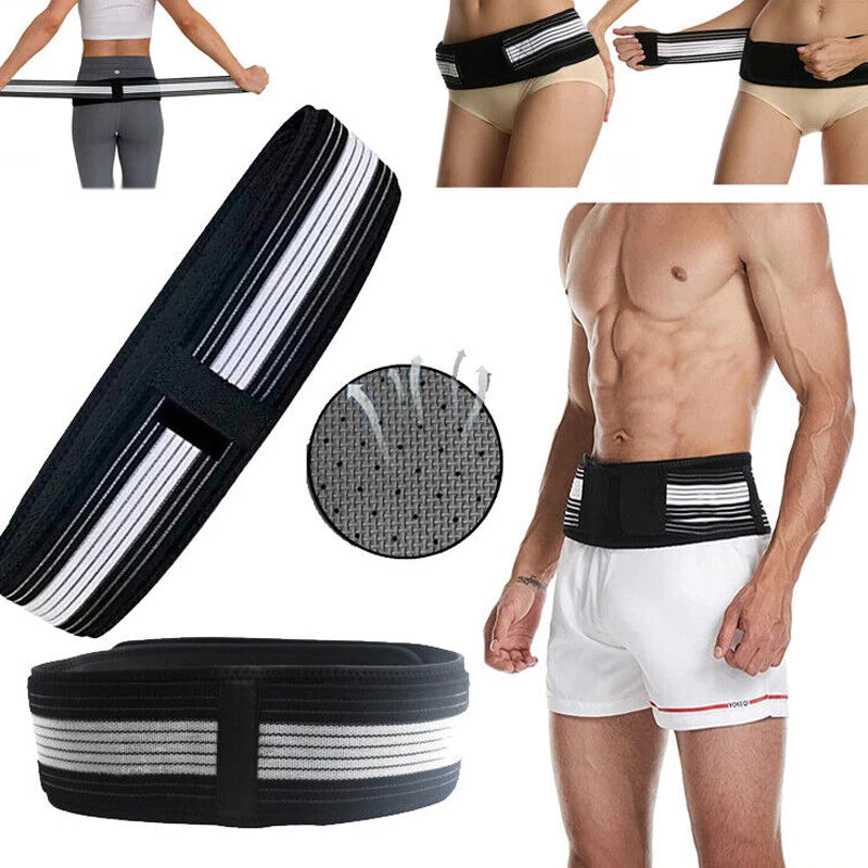 2024 Upgrade Premium Belt Relieve Back Pain & Sciatica Women and Men Waist Massage Instrument Support Lumbar Hip Belt Back Massager