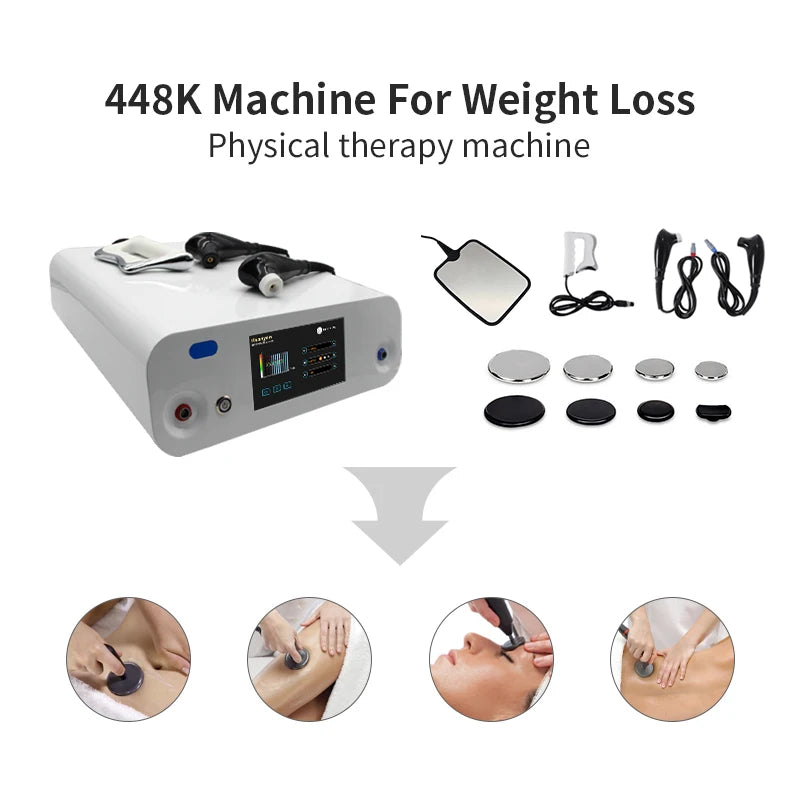 High-quality INDIBA 448KHZ Tecar CET RET Tighten the Skin Losing Weight Burn Fat Clusters Massage Shaping Machine Relieve Soreness JMD Bio-Microcurrent