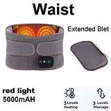 Back Heating Support Belt Airbag Heating Waist Brace Vibration Massage Back Brace Belt Abdomen Warmer Lumbar Support