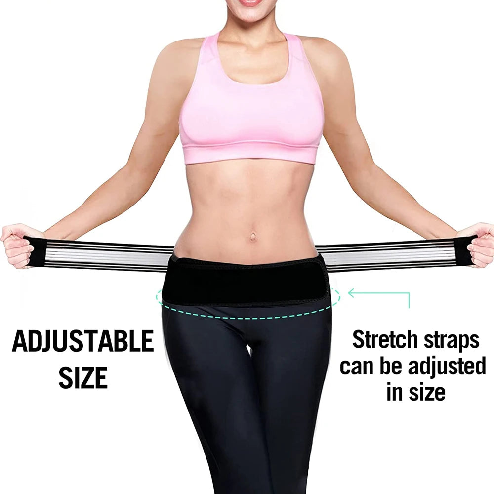 2024 Upgrade Premium Belt Relieve Back Pain & Sciatica Women and Men Waist Massage Instrument Support Lumbar Hip Belt Back Massager