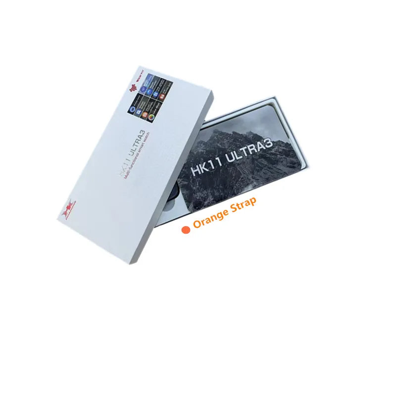 2025 NEW HK11 Ultra 3 Smart Watch Amoled Screen Compass AI Translate Answer Call TWS Connect Voice Wake up Smartwatch Men Women