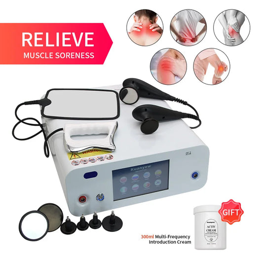 High-quality INDIBA 448KHZ Tecar CET RET Tighten the Skin Losing Weight Burn Fat Clusters Massage Shaping Machine Relieve Soreness JMD Bio-Microcurrent