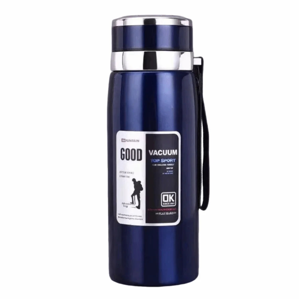 800/1000ml Sports Thermos Bottle Large Capacity Stainless Steel Insulated Water Bottle Heat-resistant