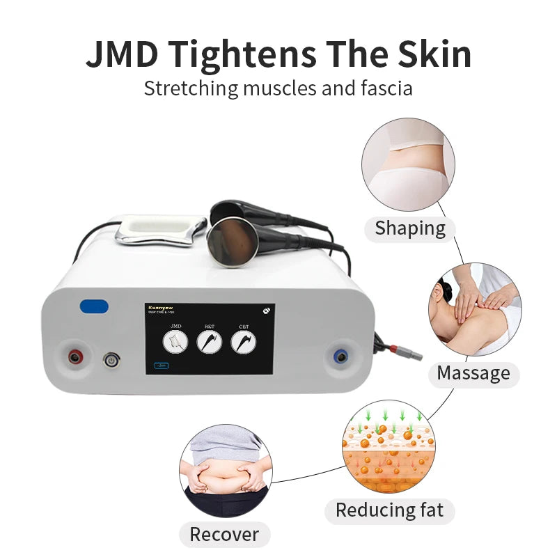 High-quality INDIBA 448KHZ Tecar CET RET Tighten the Skin Losing Weight Burn Fat Clusters Massage Shaping Machine Relieve Soreness JMD Bio-Microcurrent